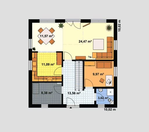 Einfamilienhaus Ratio 5/25° mit Ankleide floor_plans 1