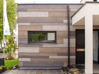 Fertighaus Elegant 179 von Albert Haus Schlüsselfertig ab 395790€, Cubushaus Außenansicht 2