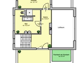 Fertighaus Elegant 179 von Albert Haus Schlüsselfertig ab 395790€, Cubushaus Grundriss 2