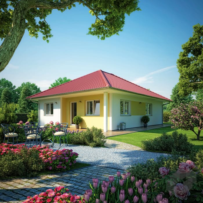 ELK Bungalow 85 (Effizienzhaus 55) von ELK Fertighaus | komplette ... ELK Bungalow 85 (Effizienzhaus 55) von ELK Fertighaus | komplette ...