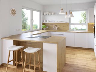 Fertighaus ELK Design 130 - Flachdach von ELK, Cubushaus Innenansicht 2