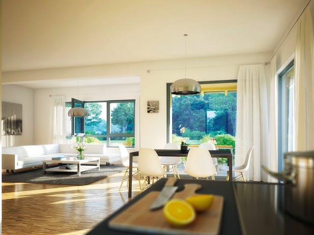 Fertighaus ELK Haus 146 von ELK Fertighaus Schlüsselfertig ab 224911€, Satteldach-Klassiker Innenansicht 1