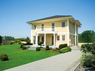 Fertighaus ELK Haus 175 von ELK Fertighaus Schlüsselfertig ab 267620€, Stadtvilla Außenansicht 1
