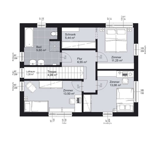 ELK AT Top Living 129 FD Floorplan 2