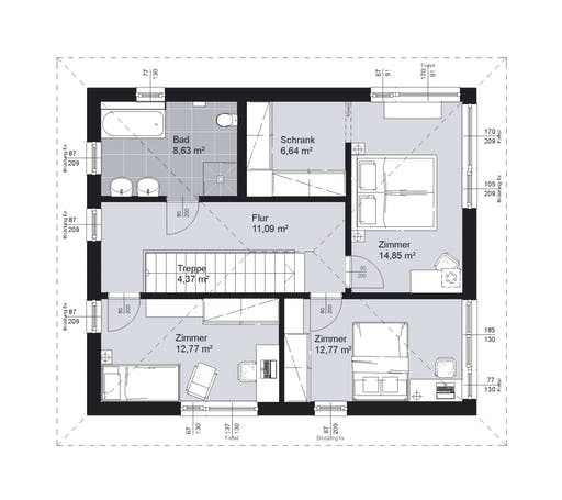 ELK AT Top Living 143 WD Floorplan 2