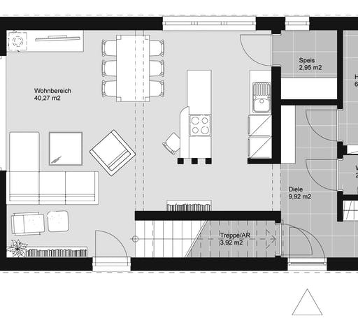 ELK HAUS 132 Flachdach Floorplan 1