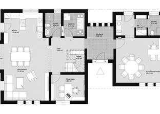 ELK HAUS 153 Satteldach Grundriss