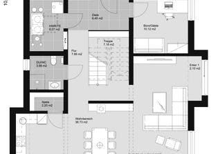 ELK HAUS 161 Walmdach Grundriss