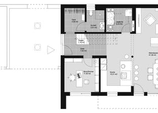 ELK HAUS 174 Flachdach Grundriss