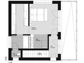 Fertighaus ELK HAUS 178 Flachdach von ELK Fertighaus Schlüsselfertig ab 295639€, Cubushaus Grundriss 3