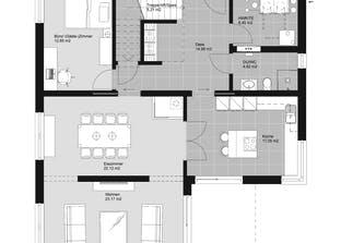 ELK HAUS 186 Flachdach Grundriss