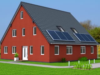 Fertighaus Emily-Rose 145 von Klaus Kowalski Immobilien Schlüsselfertig ab 162064€, Satteldach-Klassiker Außenansicht 1