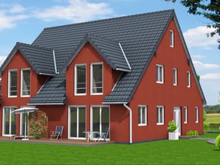 Fertighaus Emily-Rose 145 von Klaus Kowalski Immobilien Schlüsselfertig ab 162064€, Satteldach-Klassiker Außenansicht 3