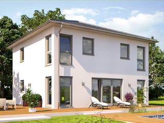Fertighaus Eos 142 von Bärenhaus Schlüsselfertig ab 235987€, Stadtvilla Außenansicht 1