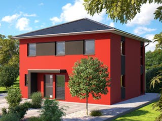 Fertighaus Eos 142 von Bärenhaus Schlüsselfertig ab 235987€, Stadtvilla Außenansicht 3