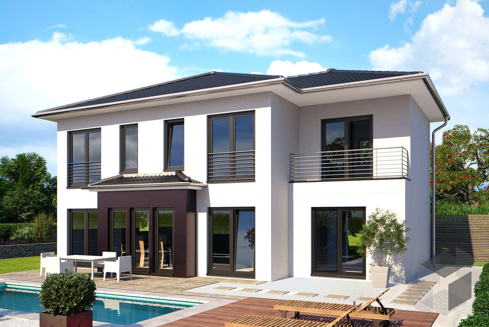 Einfamilienhaus Eos 161 von Bärenhaus Fertighaus.de