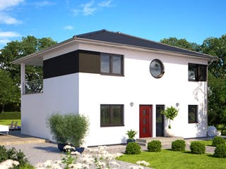 Fertighaus Eos 169 von Bärenhaus Schlüsselfertig ab 274876€, Stadtvilla Außenansicht 1