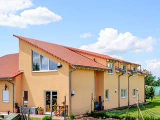 Fertighaus Erbenheim von Albert Haus Schlüsselfertig ab 451500€, Pultdachhaus Außenansicht 3