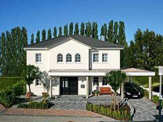 Fertighaus Erlensee von Keitel-Haus, Stadtvilla Außenansicht 1