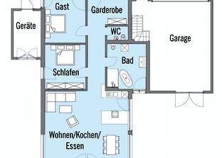 Erstling - Kundenhaus Grundriss