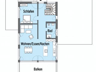 Fertighaus Erstling - Kundenhaus von Bau-Fritz Schlüsselfertig ab 850000€, Satteldach-Klassiker Grundriss 3