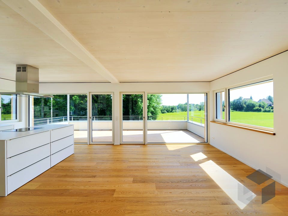 Erstling - Kundenhaus von Baufritz Innenansicht