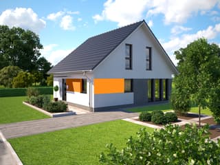 Fertighaus Esprit 112 von Bärenhaus Schlüsselfertig ab 201401€, Satteldach-Klassiker Außenansicht 2