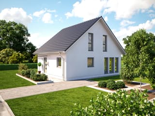 Fertighaus Esprit 112 von Bärenhaus Schlüsselfertig ab 201401€, Satteldach-Klassiker Außenansicht 3