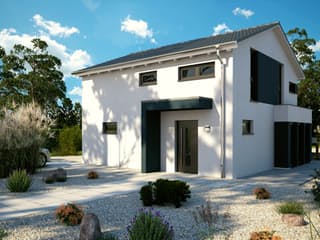 Fertighaus Esprit 117 von Bärenhaus Schlüsselfertig ab 204110€, Satteldach-Klassiker Außenansicht 2