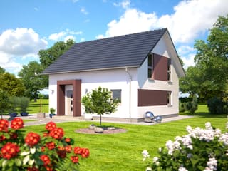 Fertighaus Esprit 120 von Bärenhaus Schlüsselfertig ab 207802€, Satteldach-Klassiker Außenansicht 3