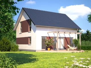 Fertighaus Esprit 120 von Bärenhaus Schlüsselfertig ab 207802€, Satteldach-Klassiker Außenansicht 4