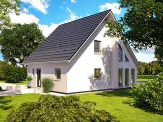 Fertighaus Esprit 134 von Bärenhaus Schlüsselfertig ab 220493€, Satteldach-Klassiker Außenansicht 4