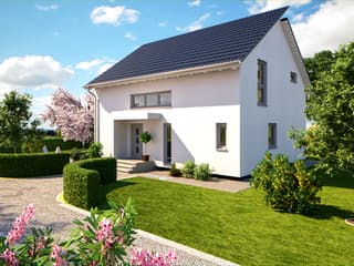 Fertighaus Esprit 155 von Bärenhaus Schlüsselfertig ab 252848€, Satteldach-Klassiker Außenansicht 1