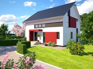 Fertighaus Esprit 155 von Bärenhaus Schlüsselfertig ab 252848€, Satteldach-Klassiker Außenansicht 3