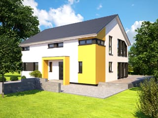Fertighaus Esprit 184 von Bärenhaus Schlüsselfertig ab 311534€, Satteldach-Klassiker Außenansicht 1