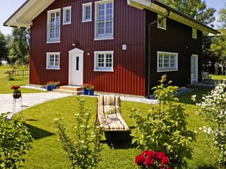 Fertighaus Eva von Regnauer Hausbau Schlüsselfertig ab 330835€, Satteldach-Klassiker Außenansicht 4