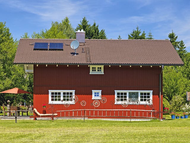 Fertighaus Eva von Regnauer Hausbau Schlüsselfertig ab 330835€, Satteldach-Klassiker Außenansicht 9