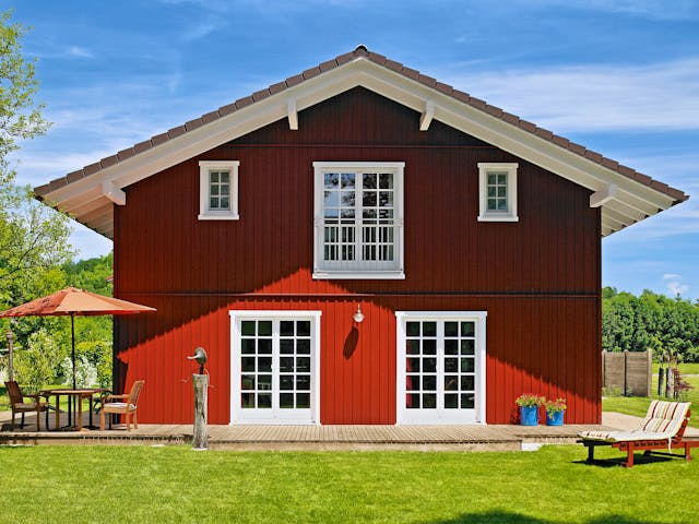 Fertighaus Eva von Regnauer Hausbau Schlüsselfertig ab 330835€, Satteldach-Klassiker Außenansicht 10