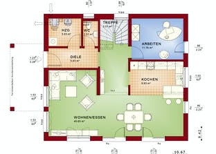 Evolution 165 V5 Grundriss
