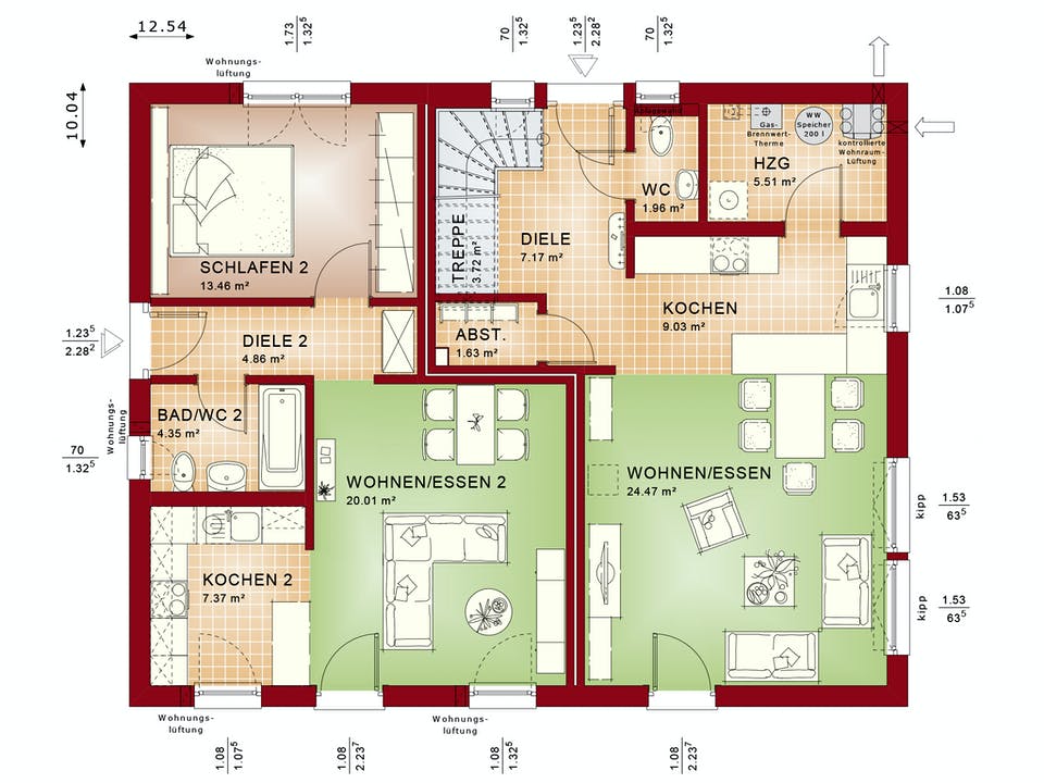 Grundriss Fürs Haus Gestalten | Fertighaus.de