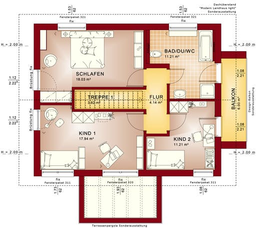 Evolution 134 V3/V5/V6 Floorplan 2