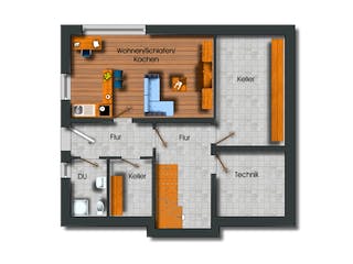 Massivhaus Exclusive von Siegerland Massivhaus Schlüsselfertig ab 275850€, Satteldach-Klassiker Grundriss 3