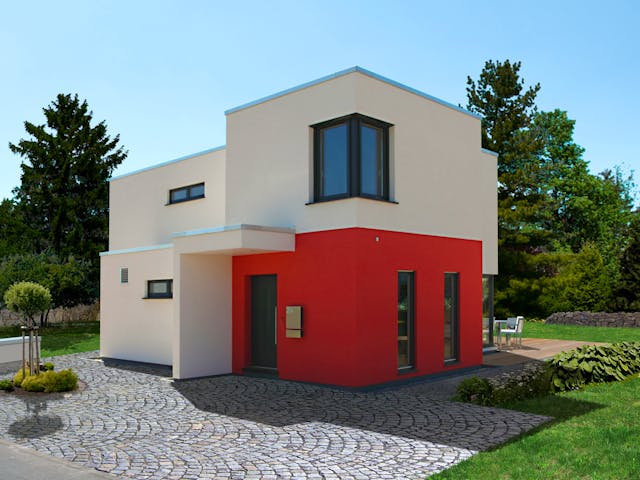 Fertighaus Patrino von Fingerhut Haus Schlüsselfertig ab 485804€, Cubushaus Außenansicht 4