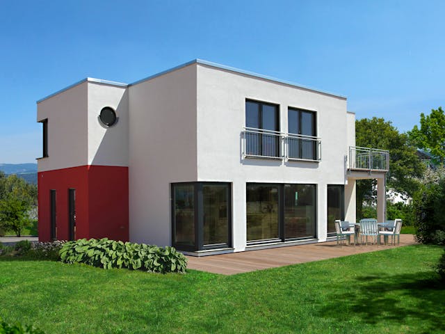 Fertighaus Patrino von Fingerhut Haus Schlüsselfertig ab 485804€, Cubushaus Außenansicht 2