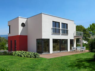 Fertighaus Patrino von Fingerhut Haus Schlüsselfertig ab 485804€, Cubushaus Außenansicht 2