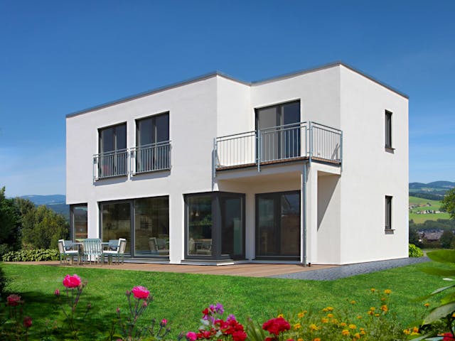 Fertighaus Patrino von Fingerhut Haus Schlüsselfertig ab 485804€, Cubushaus Außenansicht 3