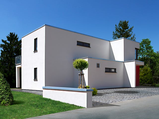 Fertighaus Patrino von Fingerhut Haus Schlüsselfertig ab 494251€, Cubushaus Außenansicht 1