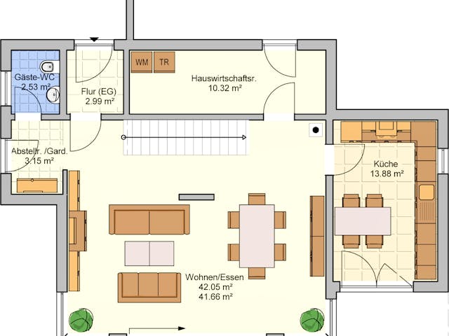 Fertighaus Patrino von Fingerhut Haus Schlüsselfertig ab 485804€, Cubushaus Grundriss 1 Fertighaus Patrino von Fingerhut Haus Schlüsselfertig ab 485804€, Cubushaus Grundriss 1