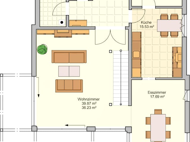 Fertighaus Bela von Fingerhut Haus Schlüsselfertig ab 541336€, Cubushaus Grundriss 1 Fertighaus Bela von Fingerhut Haus Schlüsselfertig ab 541336€, Cubushaus Grundriss 1
