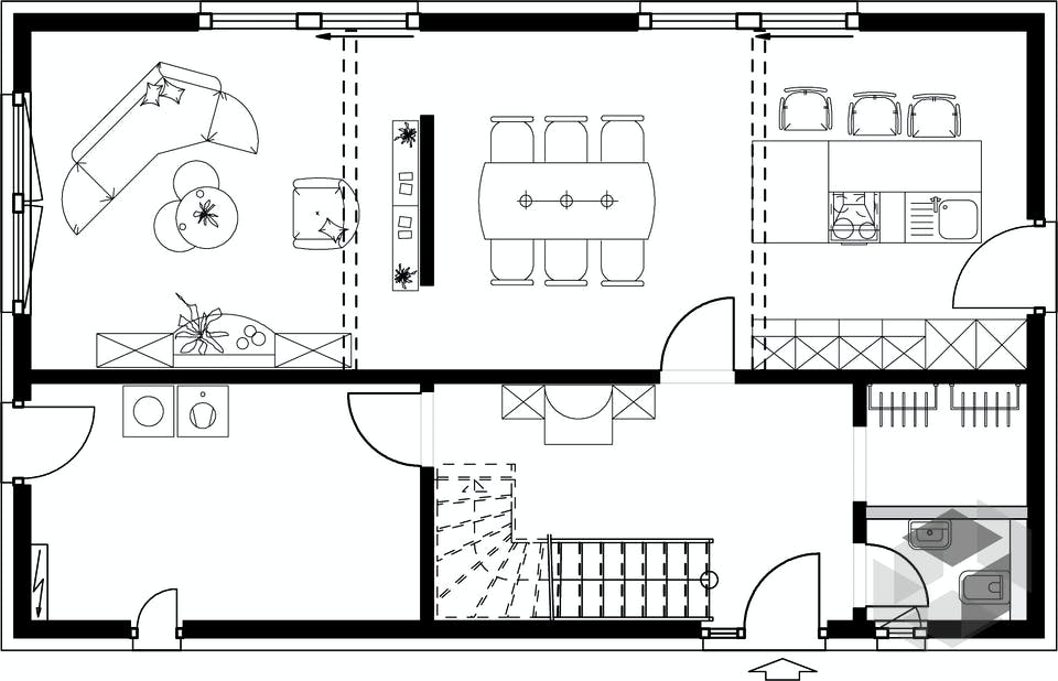 Einfamilienhaus F 74-122 B V1 - Effizienzhaus 55 (out) von ...